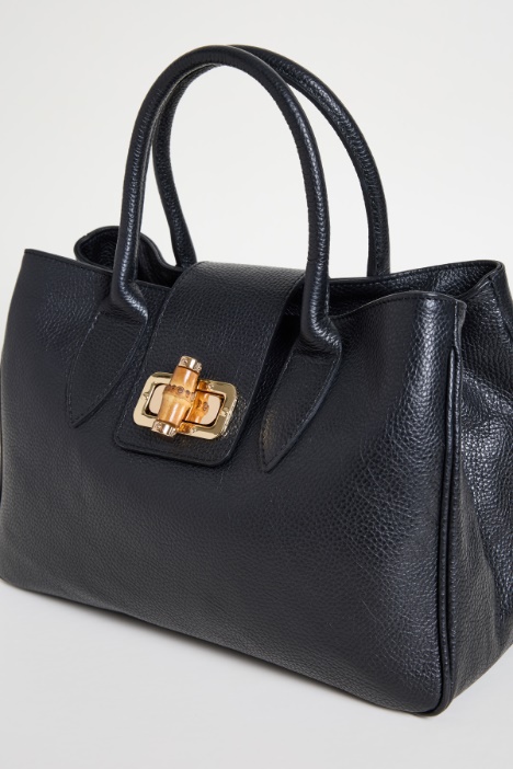 Borsa in pelle bottalata