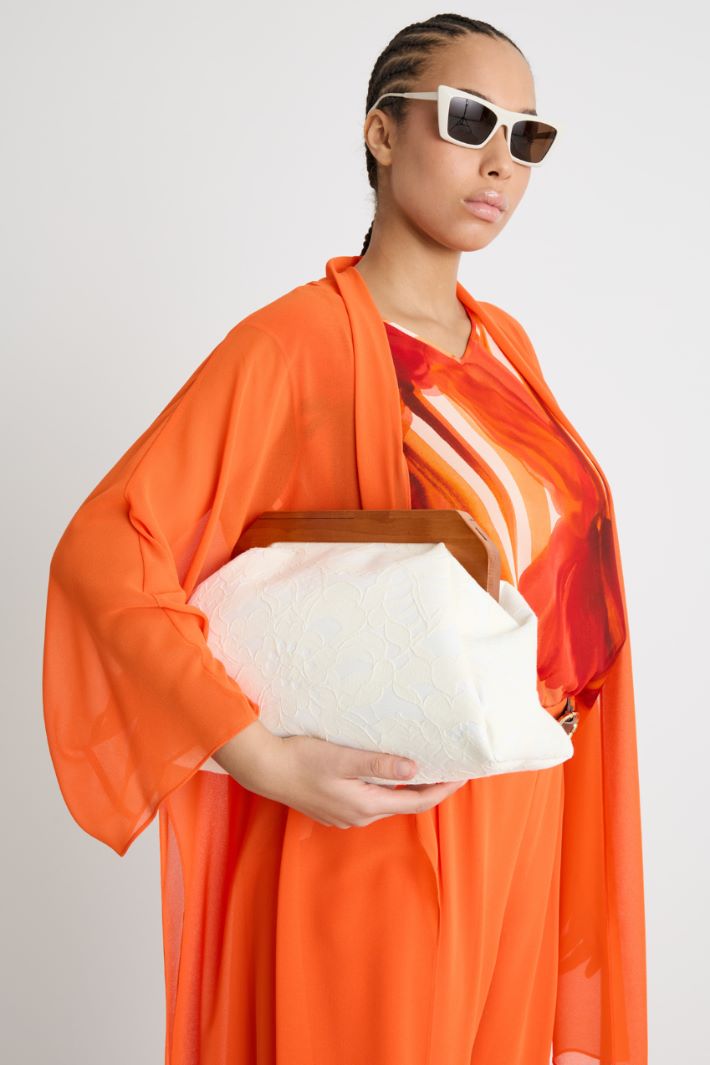 Maxi pochette ricamata Intrend - 5