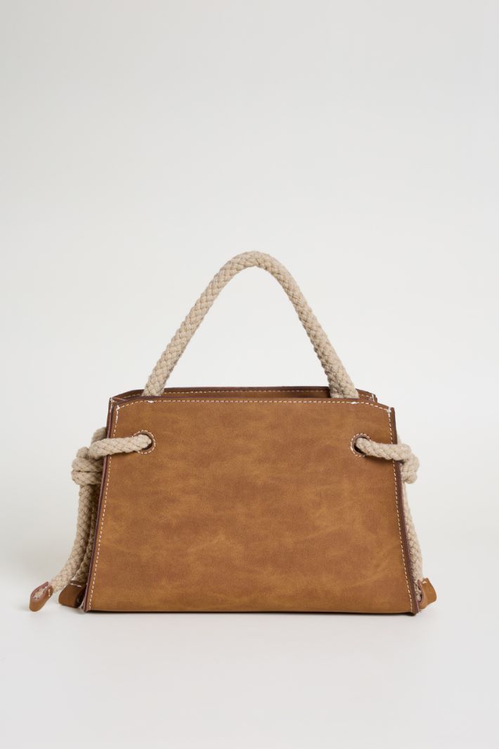 Borsa a mano con manici in corda Intrend