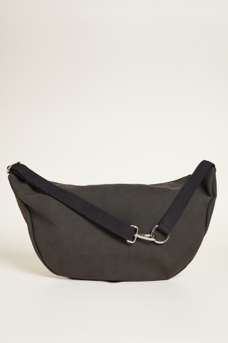 Borsa in tessuto dal finish vellutato