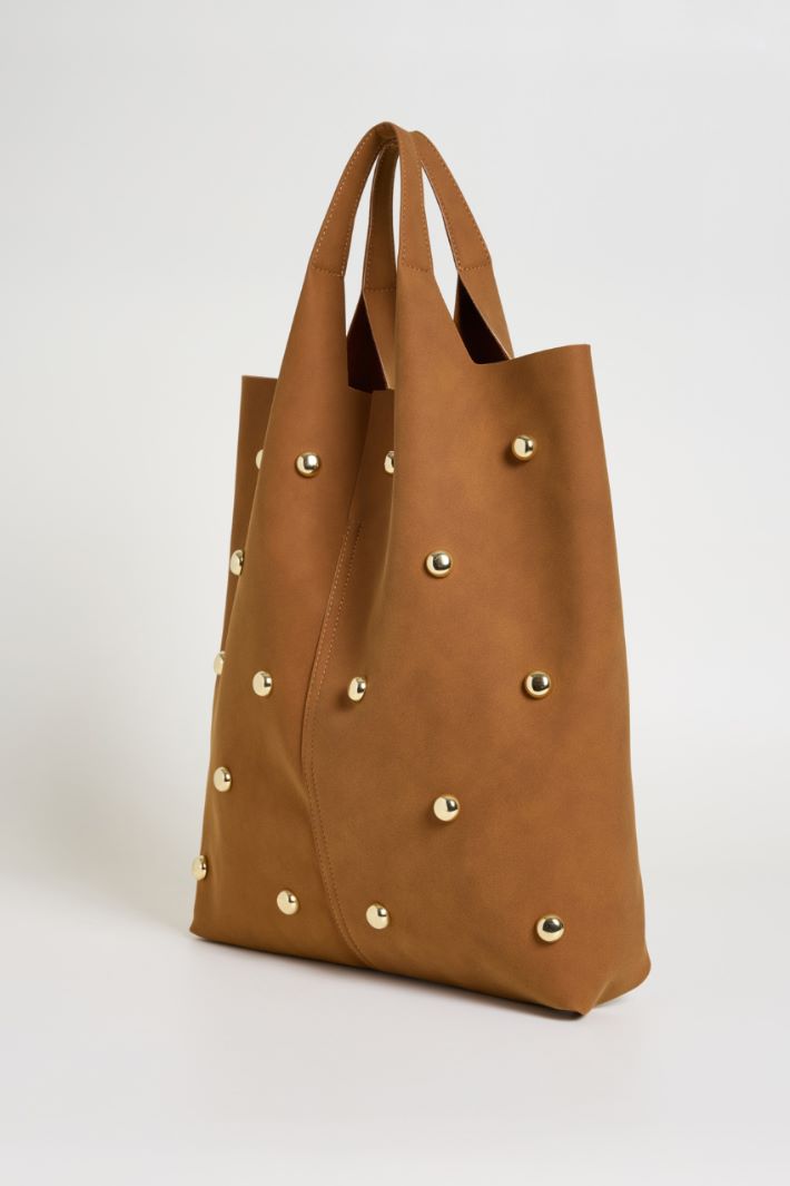 Studded tote bag Intrend - 2