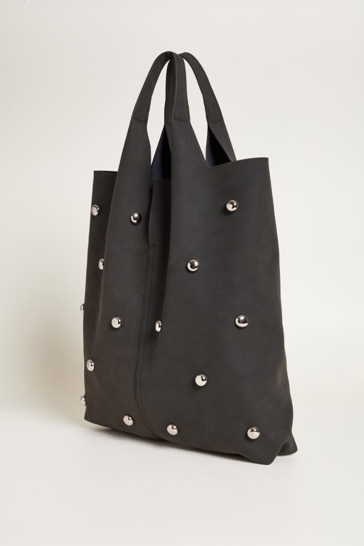 Studded tote bag Intrend - 2