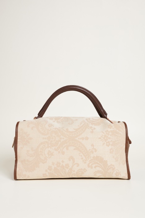 Borsa bauletto in tessuto jacquard Intrend