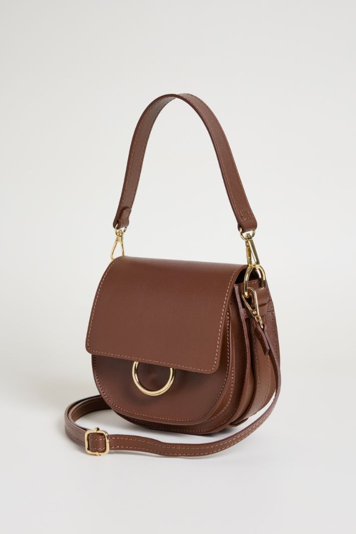 Borsa arrotondata in pelle Intrend - 2