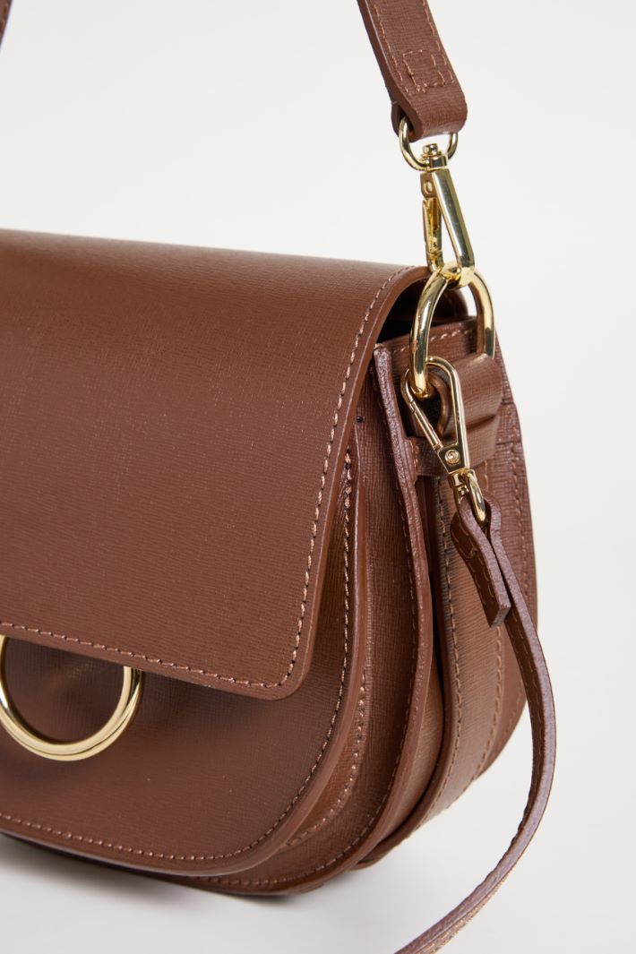 Borsa arrotondata in pelle Intrend - 4