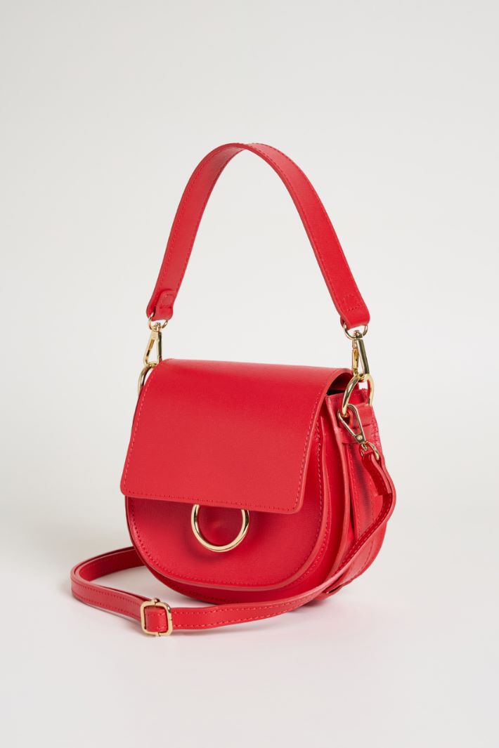 Borsa arrotondata in pelle Intrend - 2