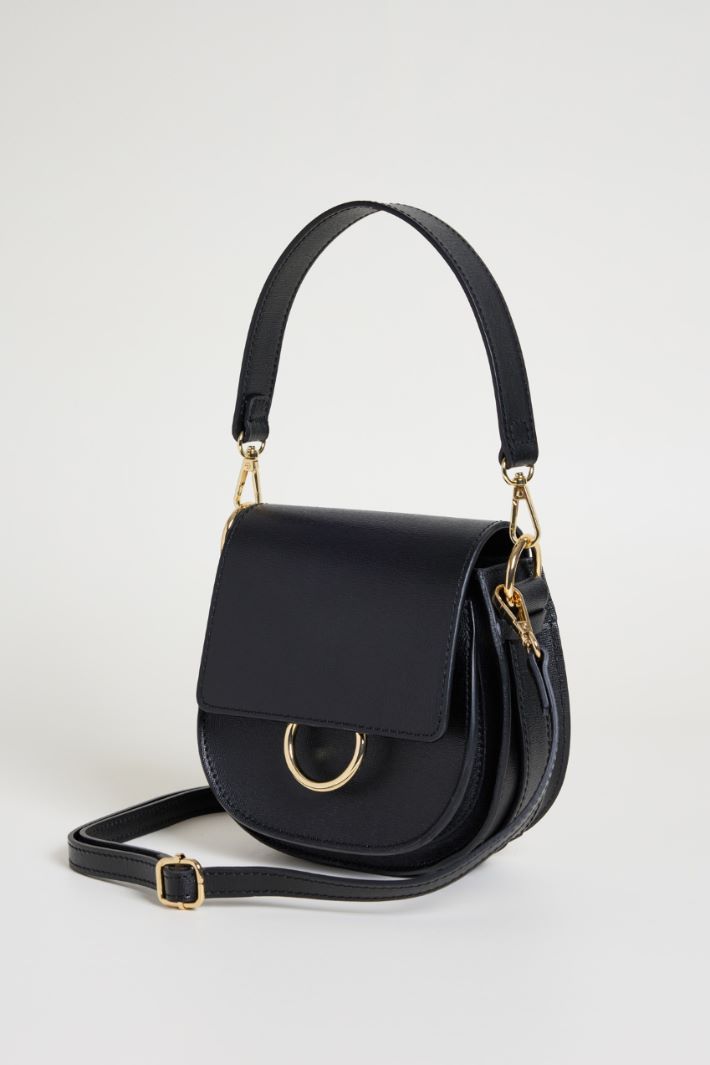 Borsa arrotondata in pelle Intrend - 2