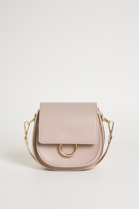 Rounded leather bag Intrend