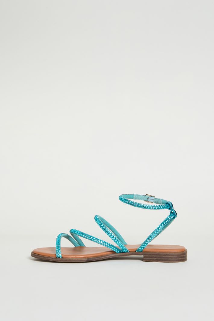 Rhinestone-embellished strappy sandals Intrend - 3