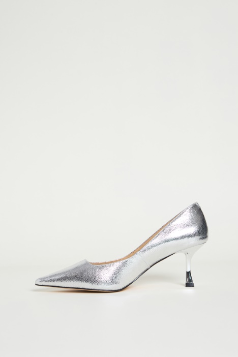 Décolleté laminata effetto craquelé