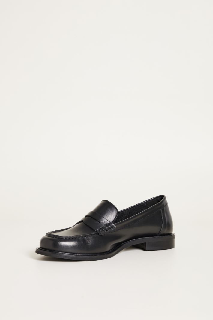 Leather loafers Intrend - 3