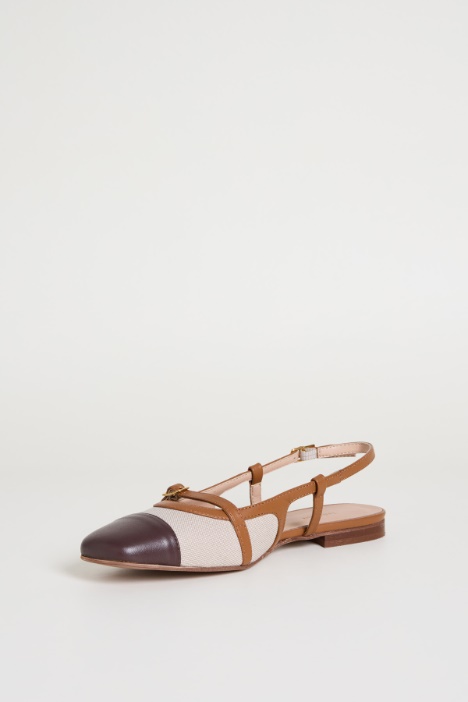 Ballerine slingback basse