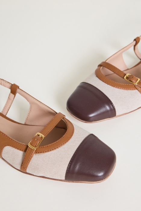 Ballerine slingback basse