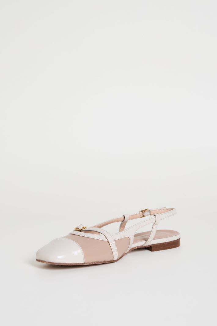 Patent Leather Slingback Ballet Flats Intrend - 3