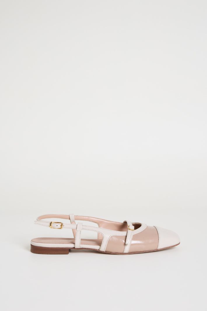 Patent Leather Slingback Ballet Flats Intrend