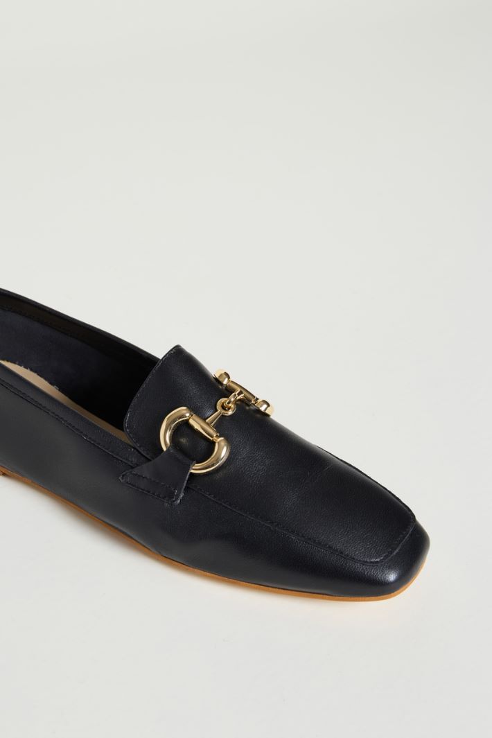 Leather loafers Intrend - 4