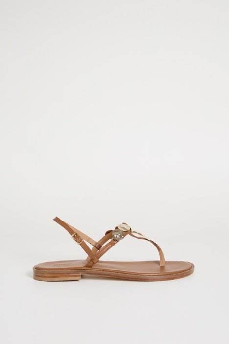 Sandali flat in pelle  Intrend