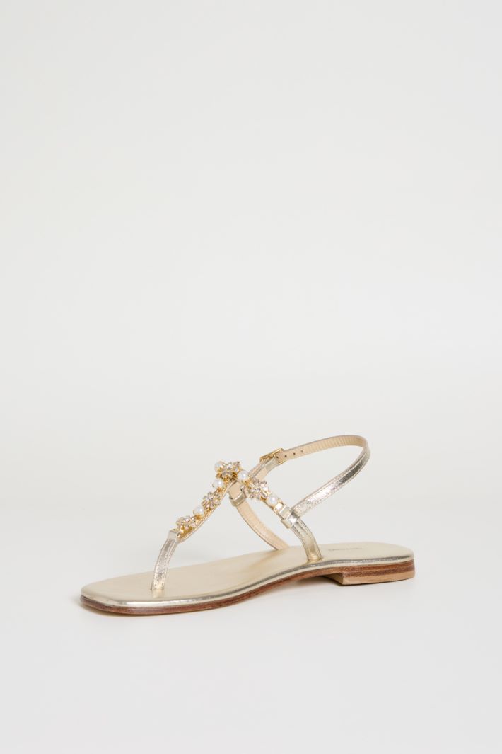 Sandali laminati con strass Intrend - 3