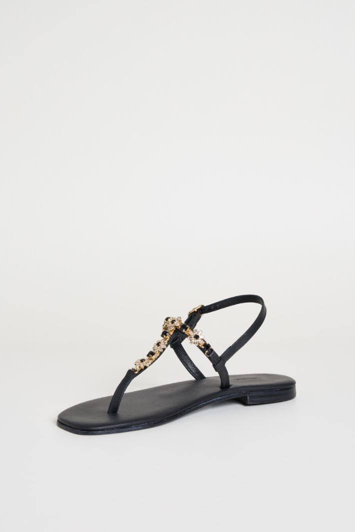 Sandali T-bar gioiello Intrend - 3