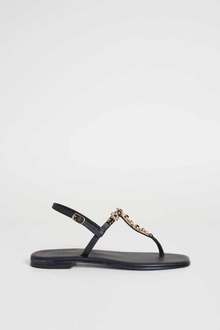 Sandali T-bar gioiello Intrend