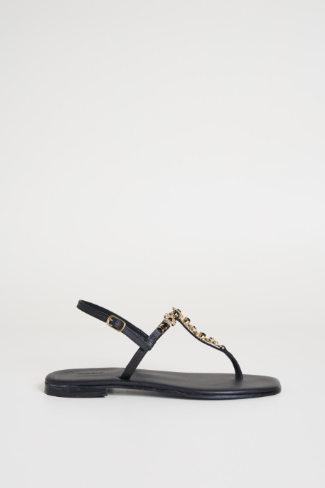 Sandali T-bar gioiello Intrend