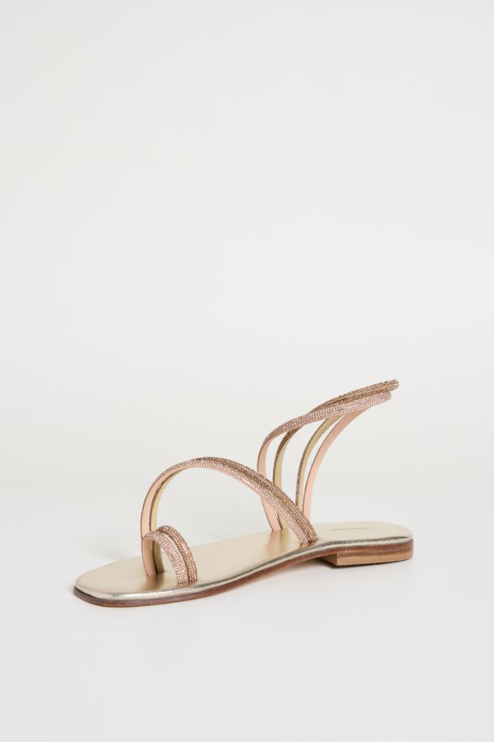 Sandali multilistino con strass Intrend - 3