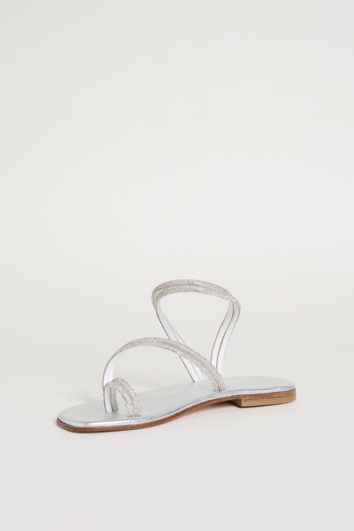 Sandali multilistino con strass Intrend - 3