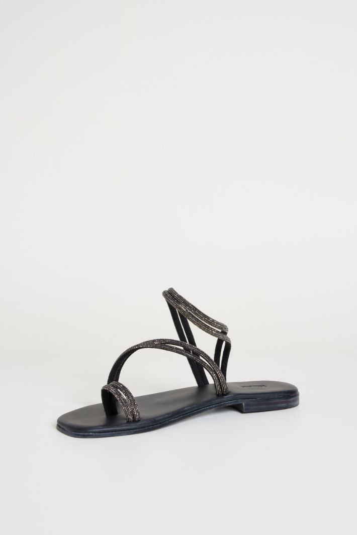 Sandali multilistino con strass Intrend - 3