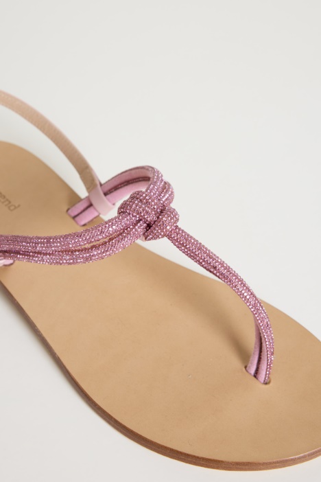 Sandali con strass