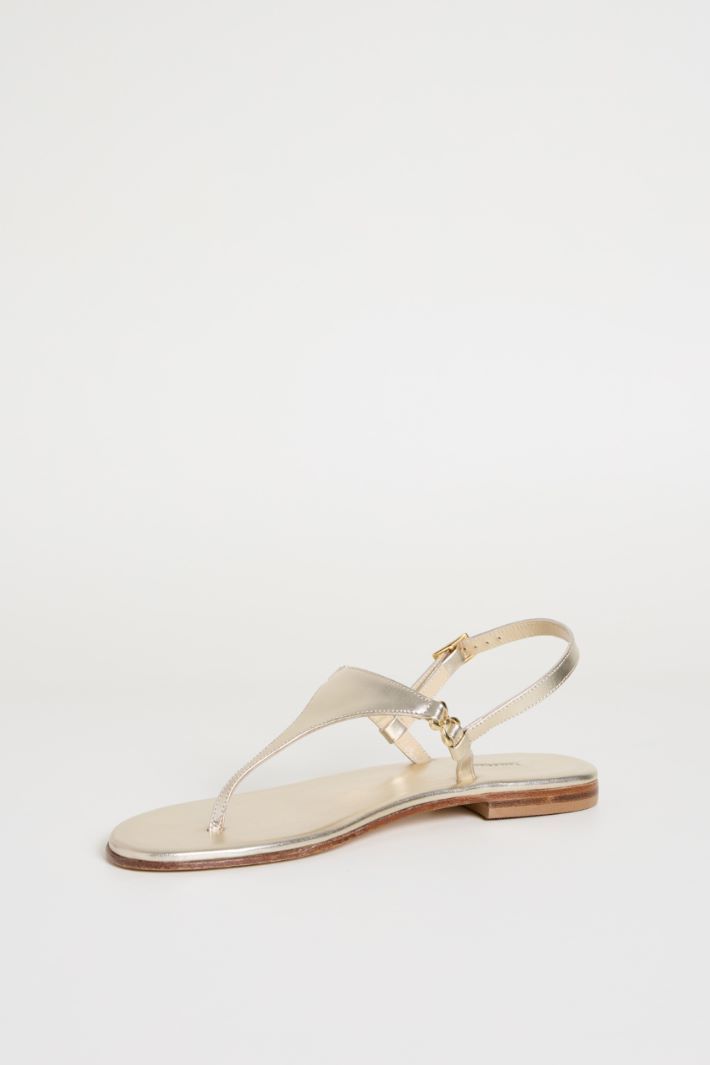 Sandali in pelle laminata Intrend - 3
