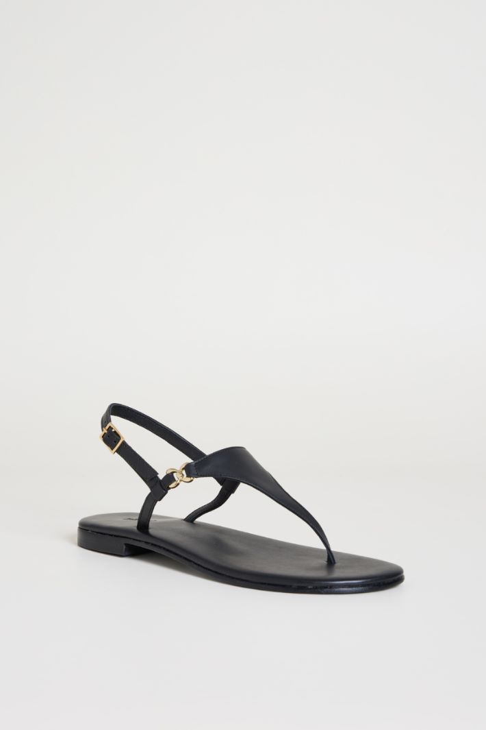 Sandali in pelle laminata Intrend - 2