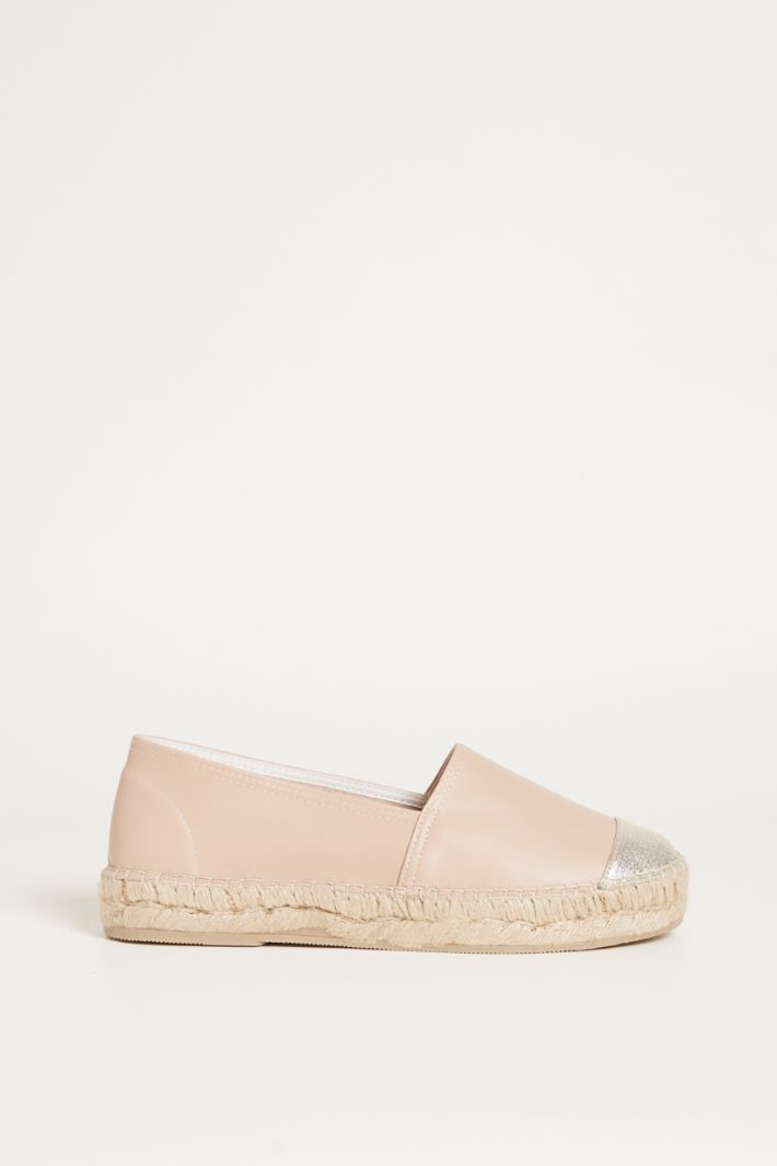 Leather espadrilles Intrend
