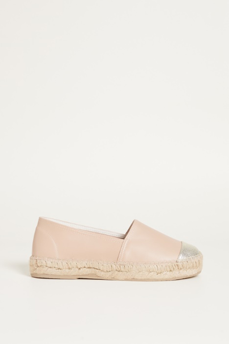 Leather espadrilles Intrend