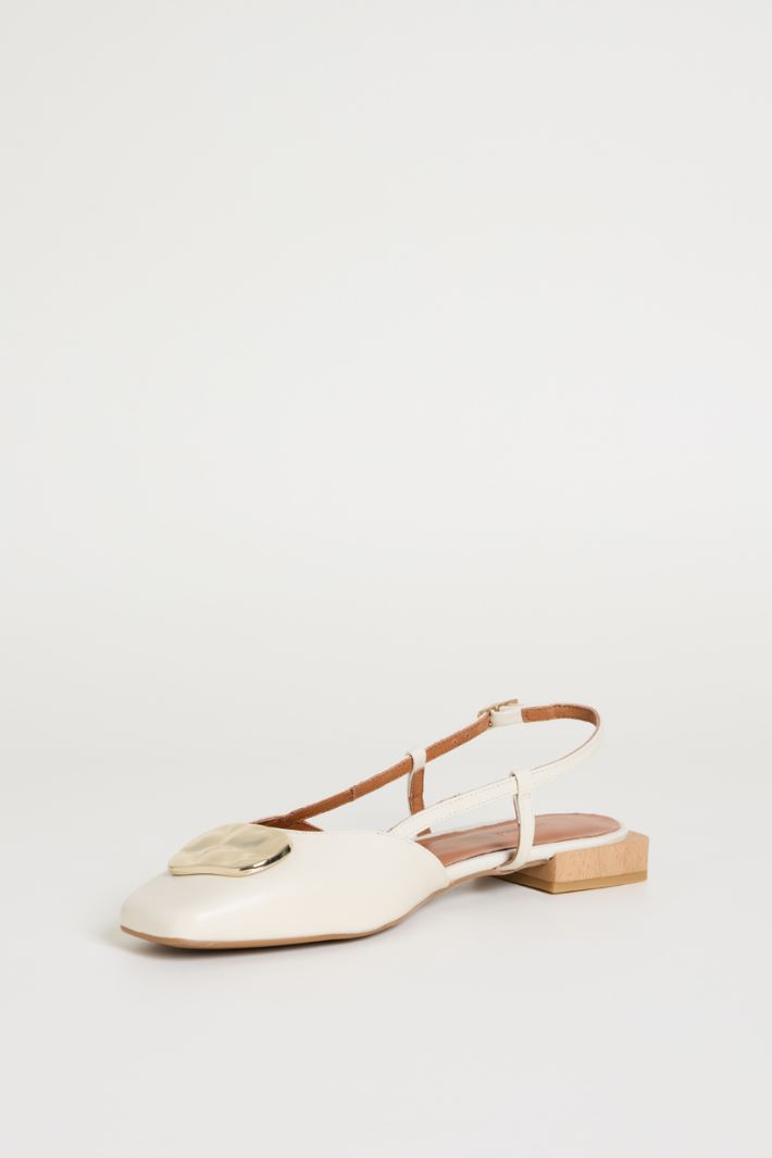 Slingback basse con gioiello Intrend - 3
