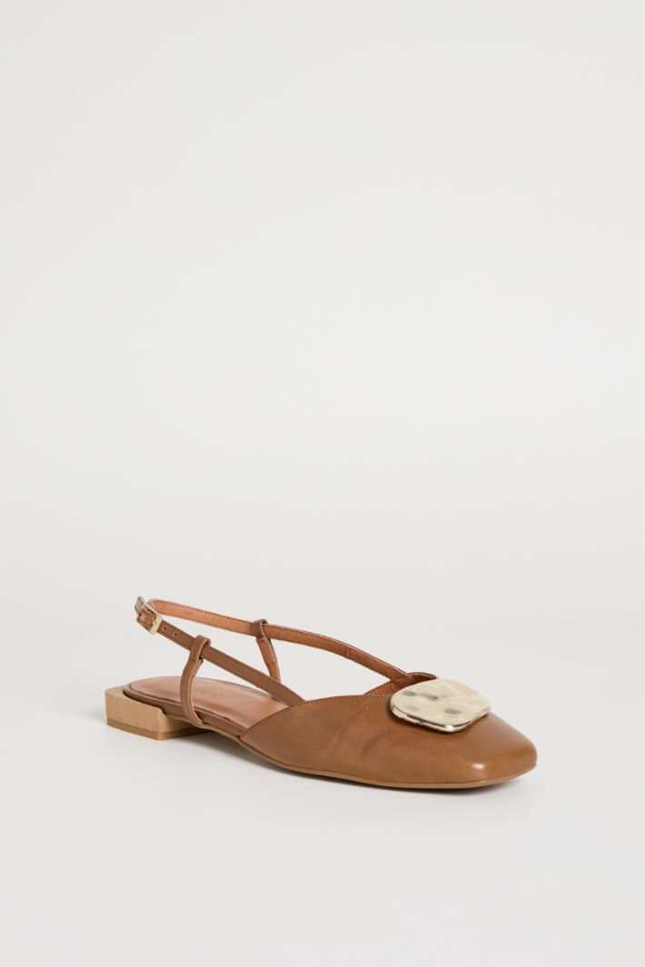 Slingback basse con gioiello Intrend - 2
