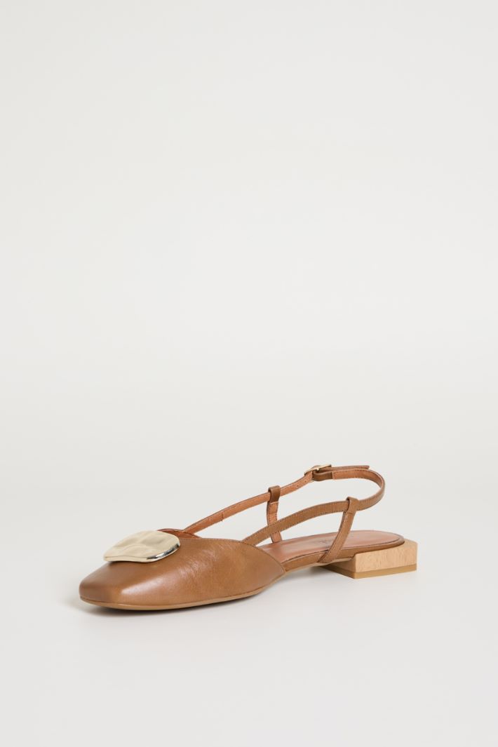 Slingback basse con gioiello Intrend - 3