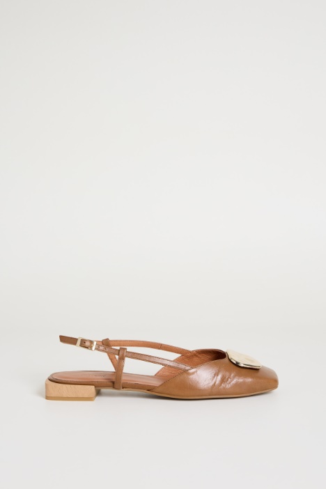 Slingback basse con gioiello Intrend