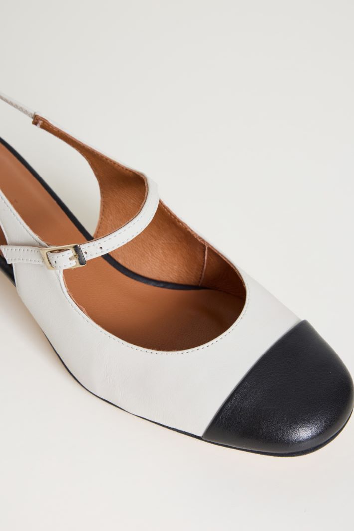 Two-tone Heeled Slingbacks Intrend - 4