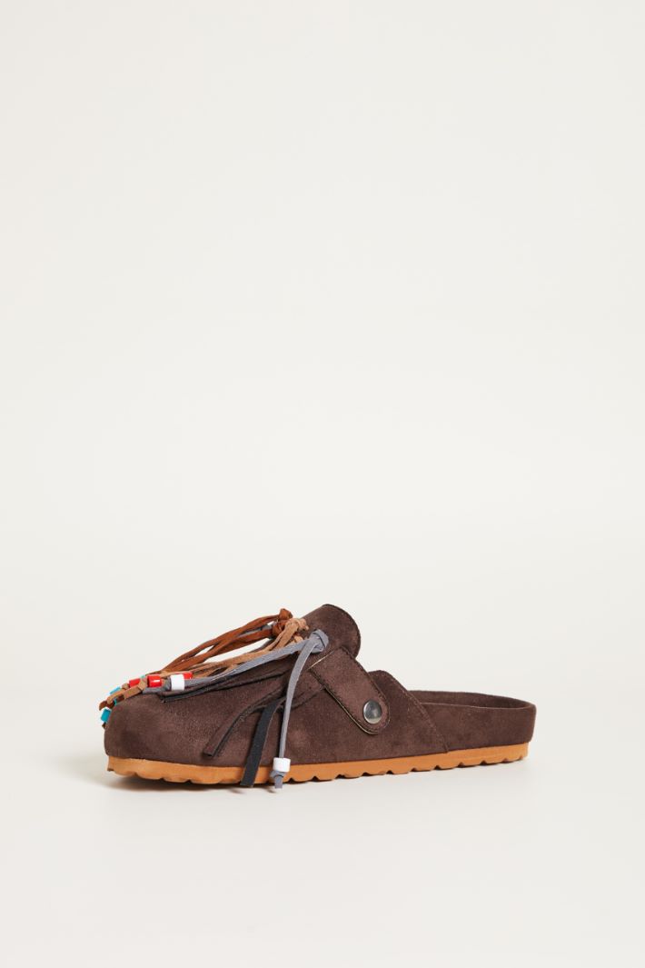 Velvet-finish slippers Intrend - 3