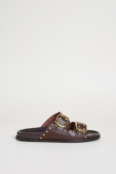 Slipper in tessuto spalmato Intrend