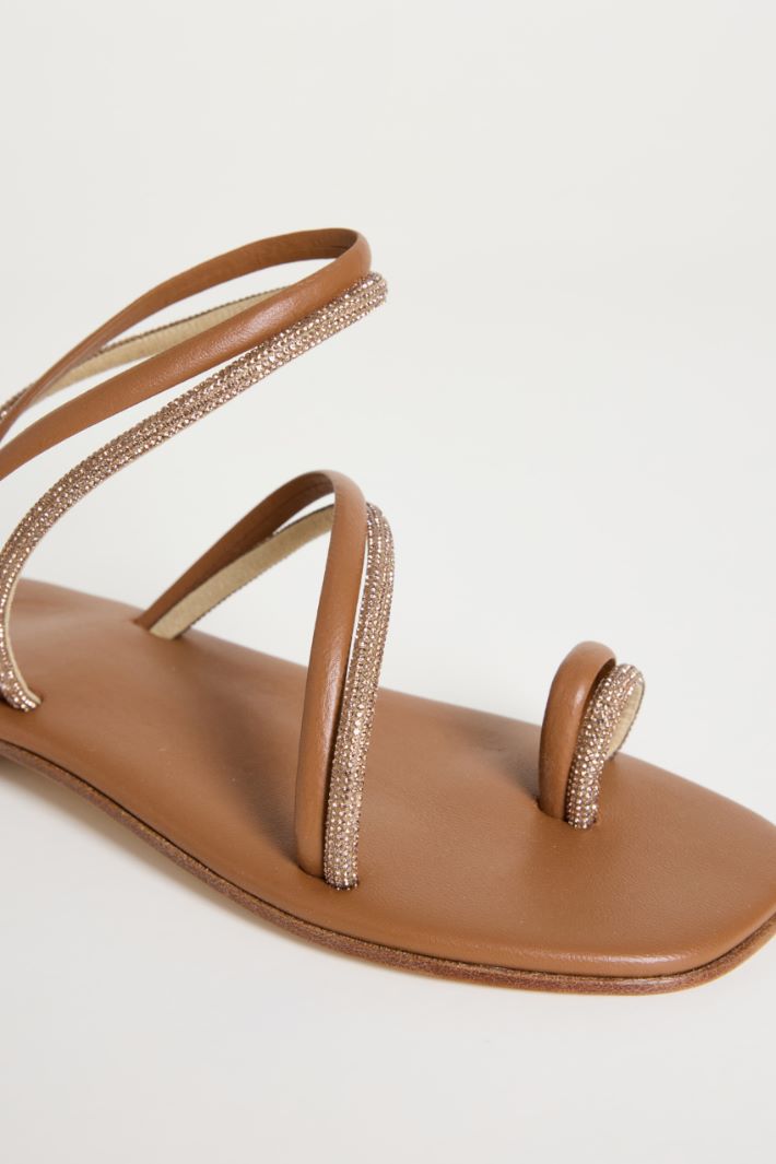 Sandali flat con strass Intrend - 4