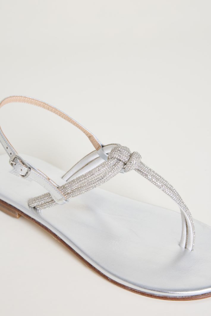 Sandali flat con strass Intrend - 4