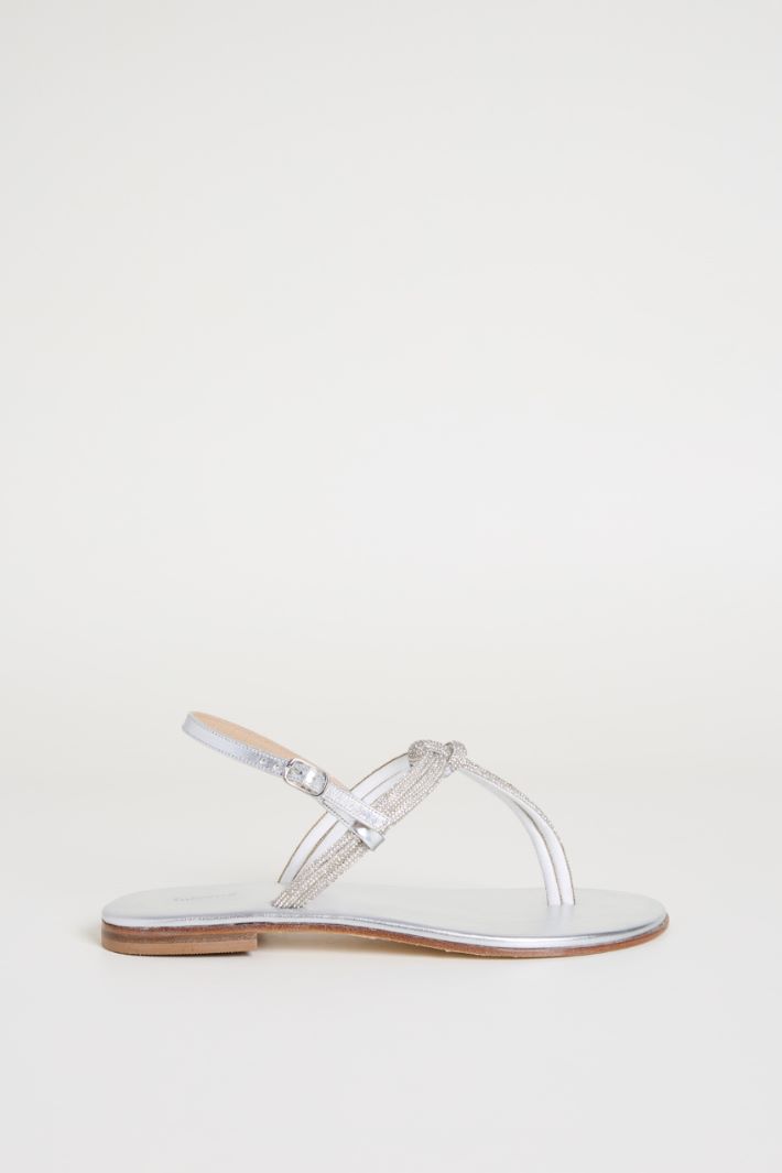 Sandali flat con strass Intrend