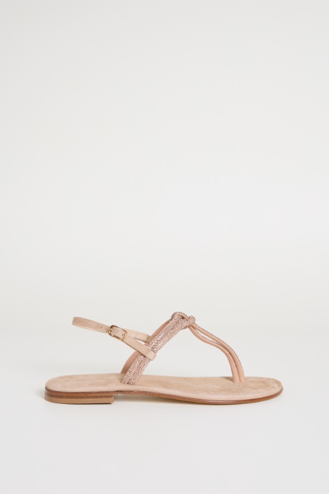 Sandali flat con strass Intrend