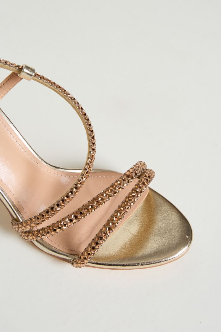 Rhinestone sandals Intrend - 4