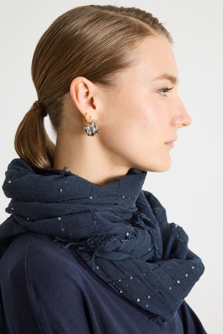 Stola con micro paillettes Intrend - 2
