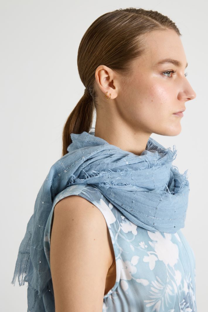 Stola con micro paillettes Intrend - 2