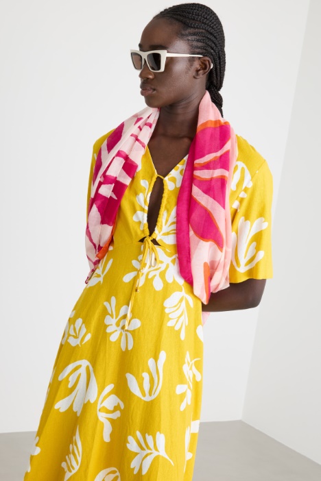 Stola leggera stampata