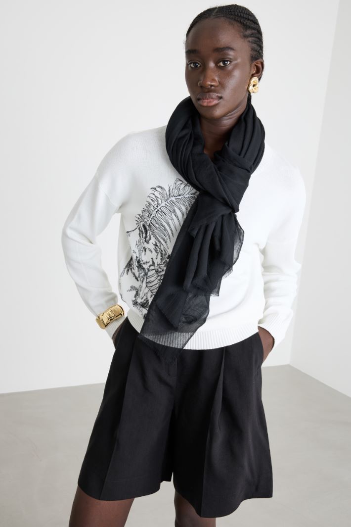 Stola crepe leggera Intrend - 2