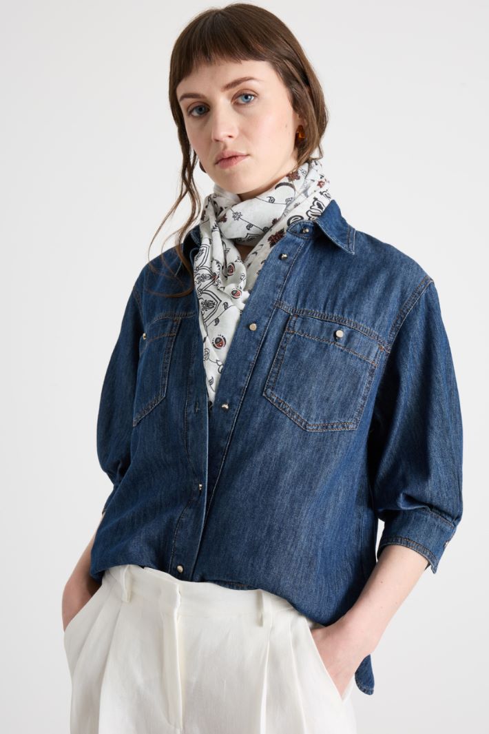 Ampia stola stampata Intrend - 2